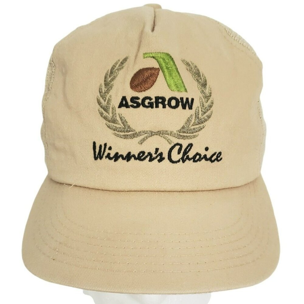 ASGROW Trucker Hat K-Products Winners Choice Mesh Snapback Cap Farm Seeds Rare
